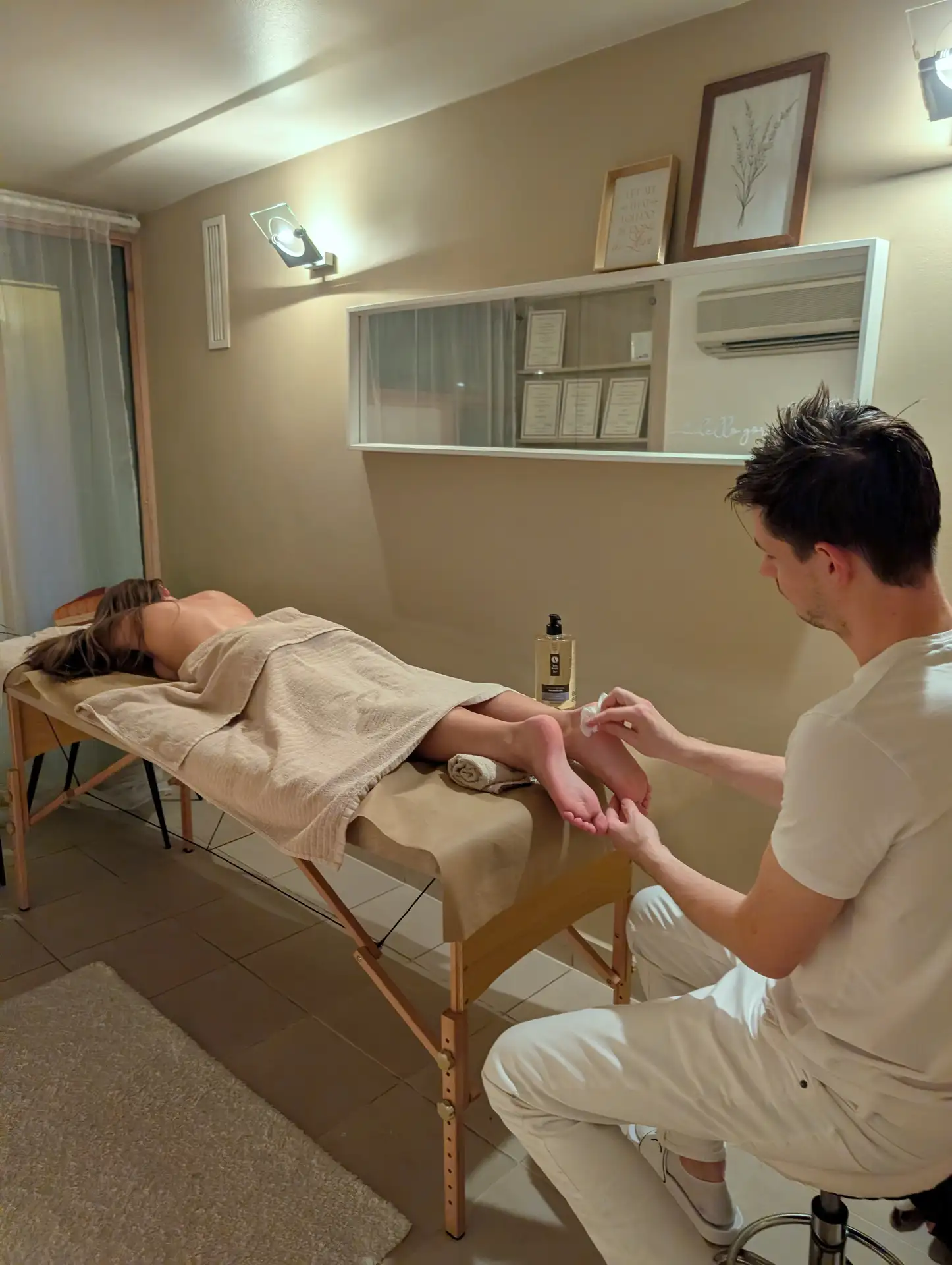 Előkészületek a masszázshoz