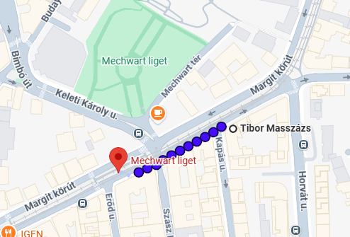 Mechwart liget map